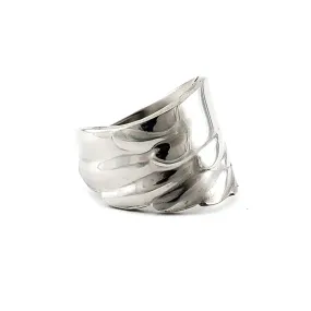 Winged Stainless Steel Spoon Ring